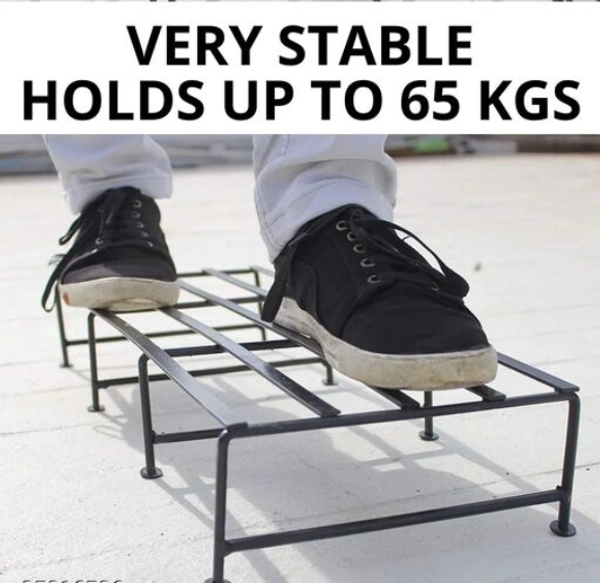 Iron Planter Stand It is very light in weight and so it can be moved easily as per your needs - Free Size, Black, Iron, Pack of 2